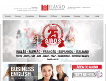 Tablet Screenshot of havad.com.br